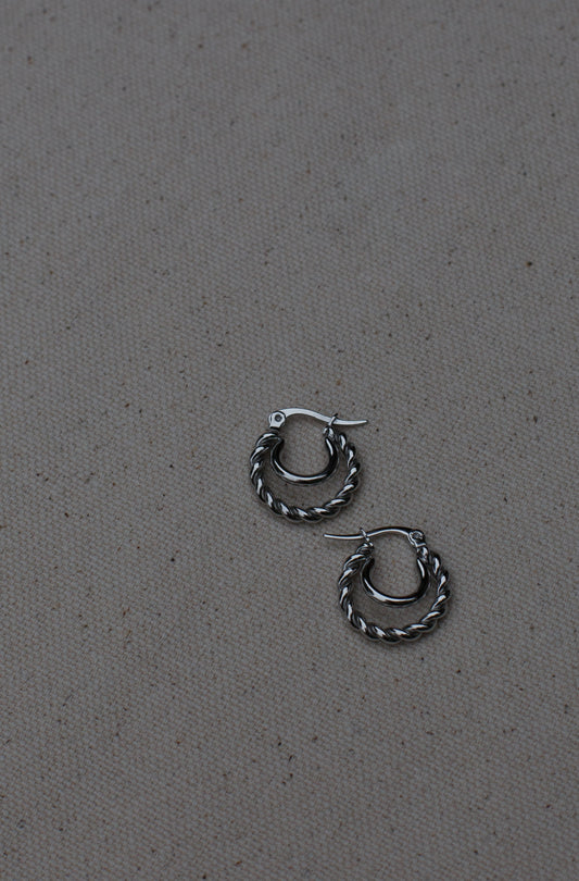 The Little Things Hoops Silver