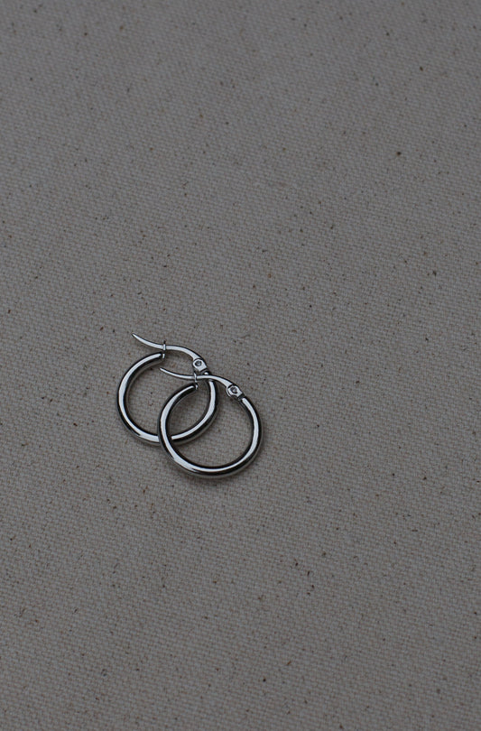 In the Moment Hoops Silver