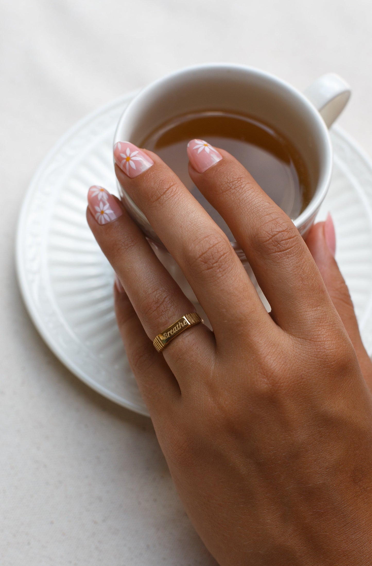 Take a Deep Breath Ring Silver